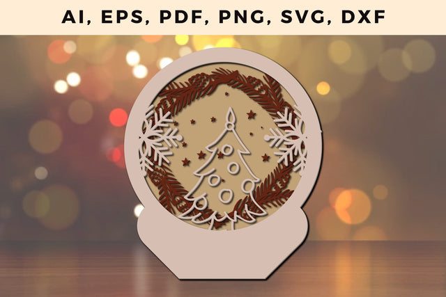 layer CHRISTMAS ORNAMENTS Craft File svg, Multilayer Laser Cut Files, SVG, 3D Designs, Mini Design Bundles SVG MD JOYNAL ABDIN 