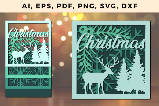 layer CHRISTMAS ORNAMENTS Craft File svg, Multilayer Laser Cut Files, SVG, 3D Designs SVG MD JOYNAL ABDIN 