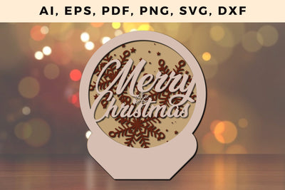 layer CHRISTMAS ORNAMENTS Craft File svg, Multilayer Laser Cut Files, SVG, 3D Designs SVG MD JOYNAL ABDIN 