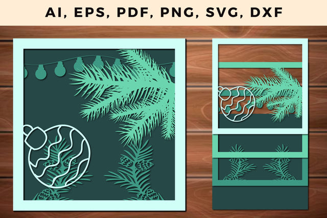 layer CHRISTMAS ORNAMENTS Craft File svg, Multilayer Laser Cut Files, SVG, 3D Designs SVG MD JOYNAL ABDIN 