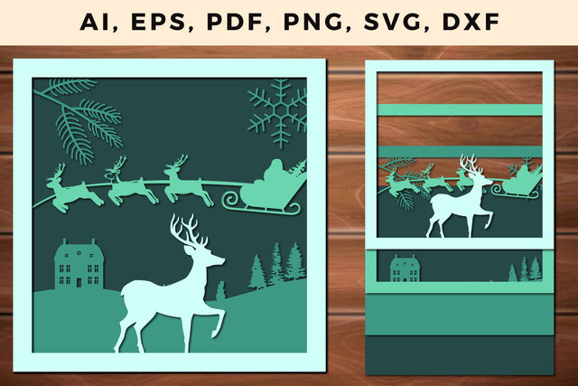 layer CHRISTMAS ORNAMENTS Craft File svg, Multilayer Laser Cut Files, SVG, 3D Designs SVG MD JOYNAL ABDIN 