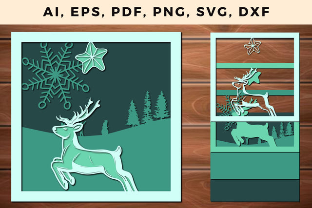 layer CHRISTMAS ORNAMENTS Craft File svg, Multilayer Laser Cut Files, SVG, 3D Designs SVG MD JOYNAL ABDIN 