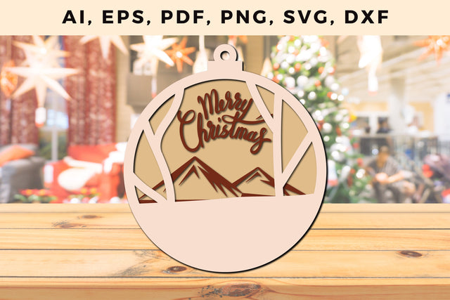 layer CHRISTMAS ORNAMENTS Craft File svg, Multilayer Laser Cut Files, SVG, 3D Designs SVG MD JOYNAL ABDIN 