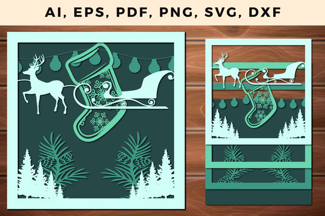 layer CHRISTMAS ORNAMENTS Craft File svg, Multilayer Laser Cut Files, SVG, 3D Designs SVG MD JOYNAL ABDIN 