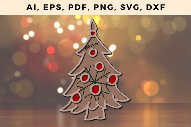 layer CHRISTMAS ORNAMENTS Craft File svg, Multilayer Laser Cut Files, SVG, 3D Designs SVG MD JOYNAL ABDIN 