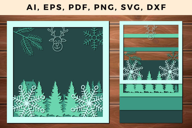 layer CHRISTMAS ORNAMENTS Craft File svg, Multilayer Laser Cut Files, SVG, 3D Designs SVG MD JOYNAL ABDIN 