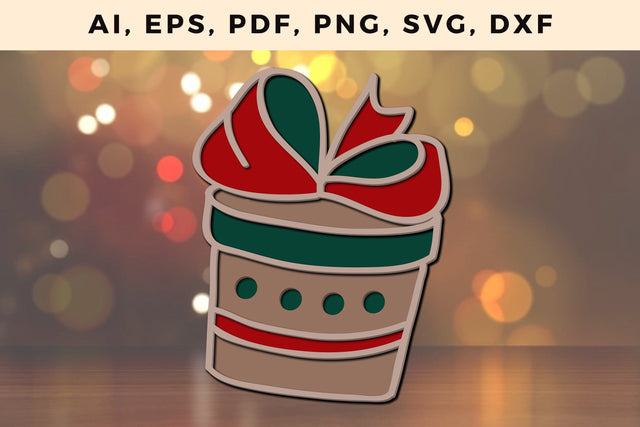 layer CHRISTMAS ORNAMENTS Craft File svg, Multilayer Laser Cut Files, SVG, 3D Designs SVG MD JOYNAL ABDIN 