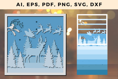 layer CHRISTMAS ORNAMENTS Craft File svg, Multilayer Laser Cut Files, SVG, 3D Designs SVG MD JOYNAL ABDIN 