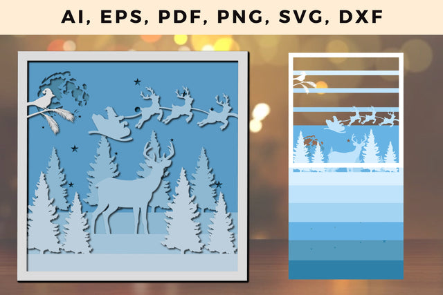 layer CHRISTMAS ORNAMENTS Craft File svg, Multilayer Laser Cut Files, SVG, 3D Designs SVG MD JOYNAL ABDIN 