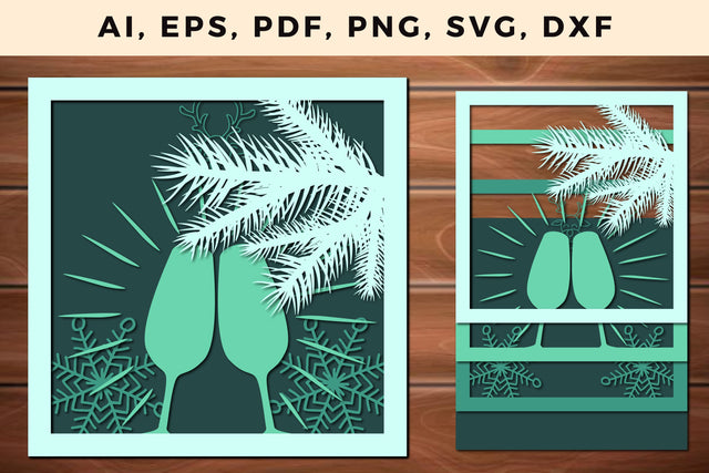 layer CHRISTMAS ORNAMENTS Craft File svg, Multilayer Laser Cut Files, SVG, 3D Designs SVG MD JOYNAL ABDIN 