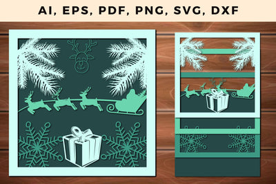 layer CHRISTMAS ORNAMENTS Craft File svg, Multilayer Laser Cut Files, SVG, 3D Designs SVG MD JOYNAL ABDIN 