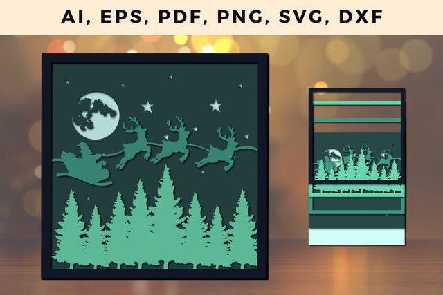 layer CHRISTMAS ORNAMENTS Craft File svg, Multilayer Laser Cut Files, SVG, 3D Designs SVG MD JOYNAL ABDIN 