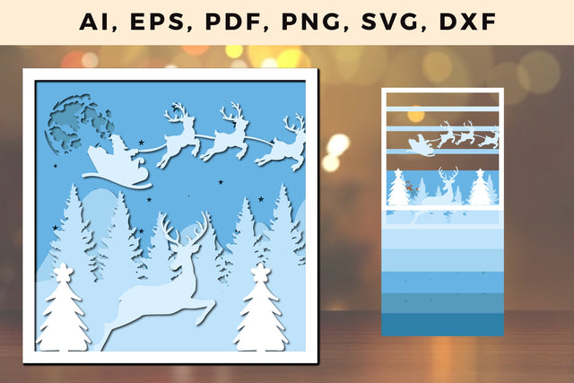 layer CHRISTMAS ORNAMENTS Craft File svg, Multilayer Laser Cut Files, SVG, 3D Designs SVG MD JOYNAL ABDIN 