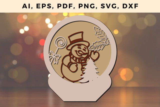 layer CHRISTMAS ORNAMENTS Craft File svg, Multilayer Laser Cut Files, SVG, 3D Designs SVG MD JOYNAL ABDIN 