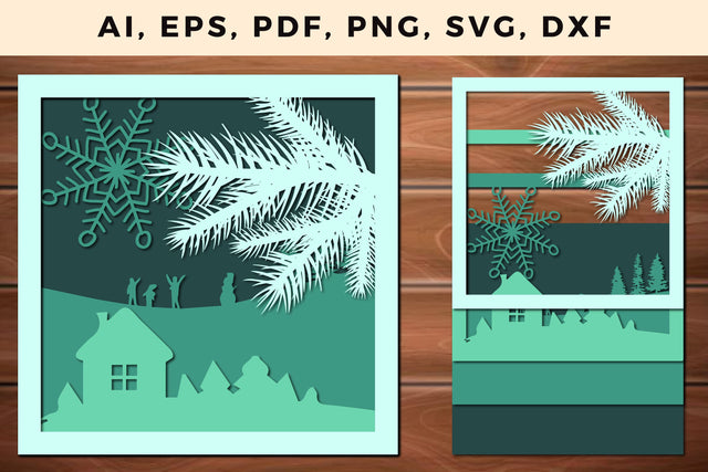 layer CHRISTMAS ORNAMENTS Craft File svg, Multilayer Laser Cut Files, SVG, 3D Designs SVG MD JOYNAL ABDIN 