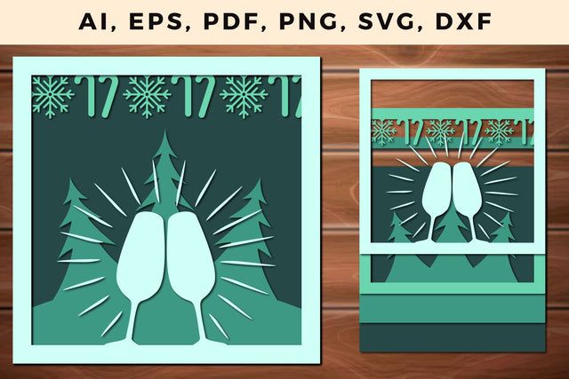layer CHRISTMAS ORNAMENTS Craft File svg, Multilayer Laser Cut Files, SVG, 3D Designs SVG MD JOYNAL ABDIN 