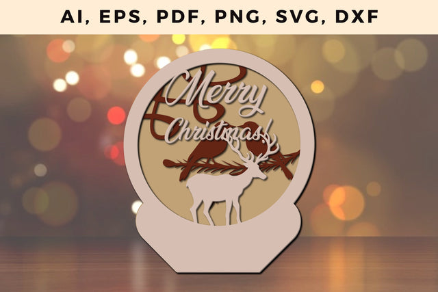 layer CHRISTMAS ORNAMENTS Craft File svg, Multilayer Laser Cut Files, SVG, 3D Designs SVG MD JOYNAL ABDIN 