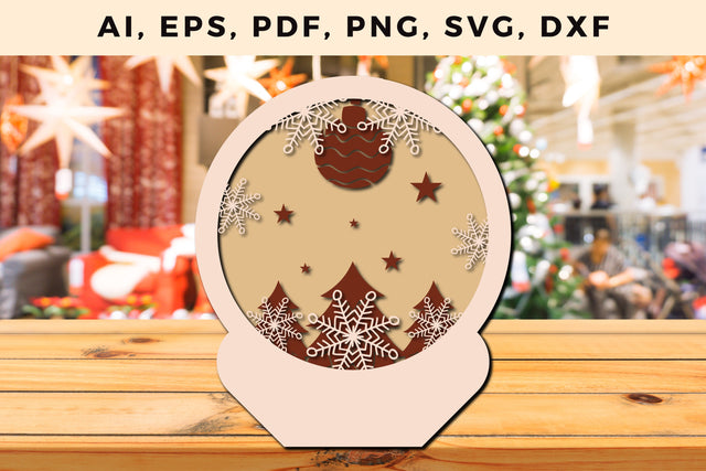 layer CHRISTMAS ORNAMENTS Craft File svg, Multilayer Laser Cut Files, SVG, 3D Designs SVG MD JOYNAL ABDIN 
