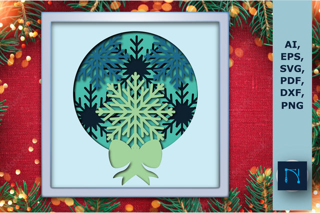 layer Christmas shadow box SVG bundle SVG MD JOYNAL ABDIN 