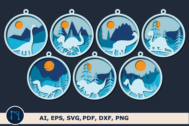 layer Dinosaur in forest SVG bundle SVG MD JOYNAL ABDIN 