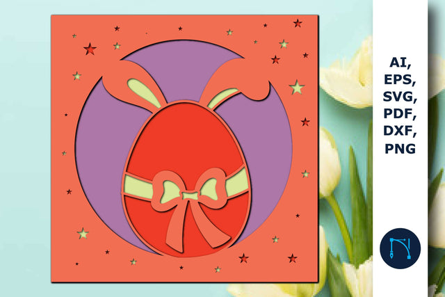 Layer Easter day Shadow Box SVG cut file SVG MD JOYNAL ABDIN 