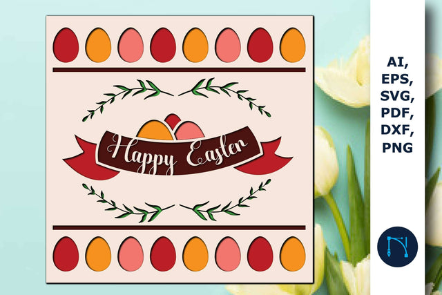 Layer Easter day Shadow Box SVG cut file SVG MD JOYNAL ABDIN 