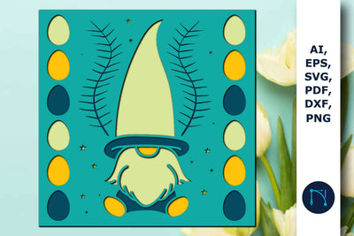 Layer Easter day Shadow Box SVG cut file SVG MD JOYNAL ABDIN 