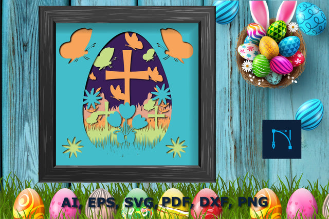 layer Easter Day Shadow / light Box SVG SVG MD JOYNAL ABDIN 