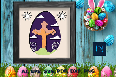 layer Easter Day Shadow / light Box SVG SVG MD JOYNAL ABDIN 