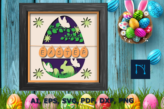 layer Easter Day Shadow / light Box SVG SVG MD JOYNAL ABDIN 