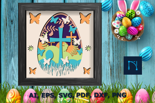 layer Easter Day Shadow / light Box SVG SVG MD JOYNAL ABDIN 