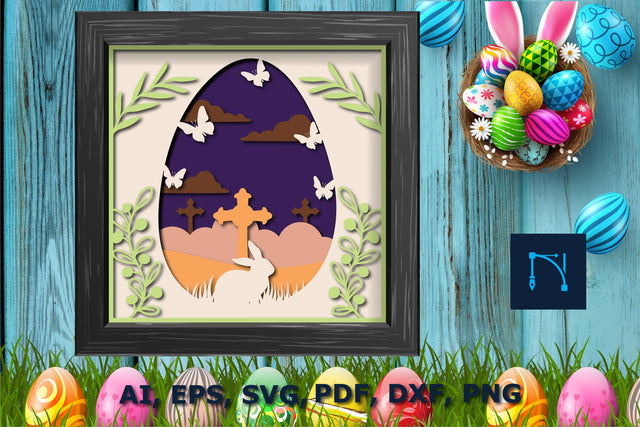 layer Easter Day Shadow / light Box SVG SVG MD JOYNAL ABDIN 