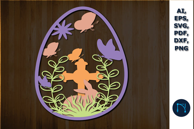 layer EASTER EGG Designs SVG cut file SVG MD JOYNAL ABDIN 
