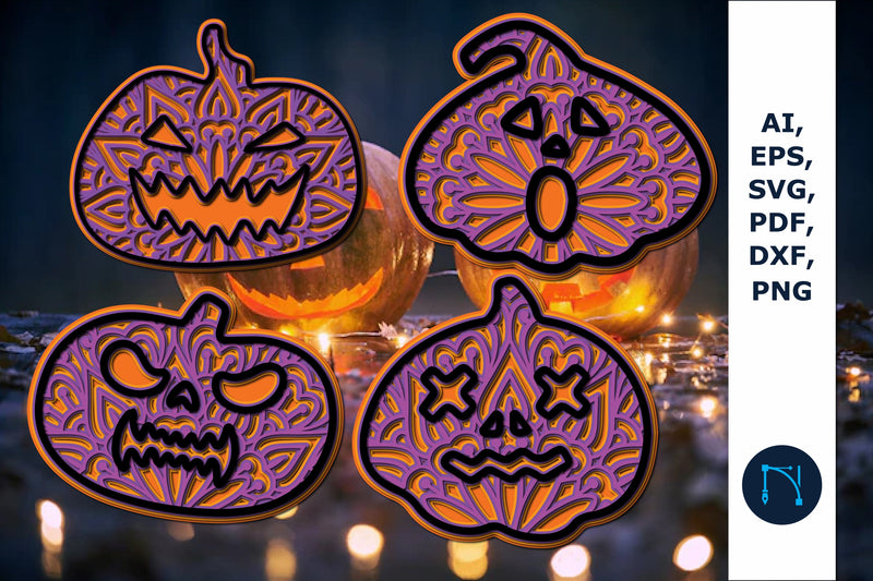 layer Halloween pumpkin svg Bundle SVG MD JOYNAL ABDIN 