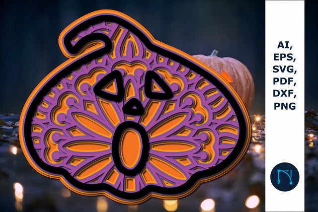 layer Halloween pumpkin svg cut file SVG MD JOYNAL ABDIN 