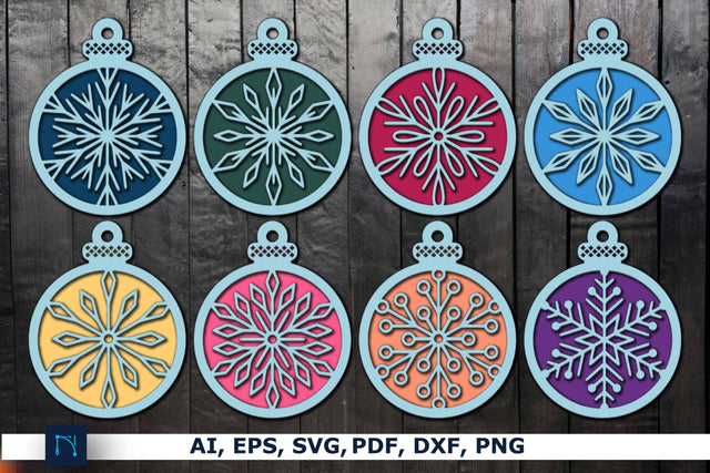 Layer Paper Christmas Balls SVG Bundle SVG MD JOYNAL ABDIN 