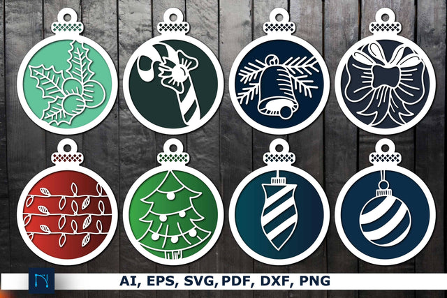 Layer Paper Christmas Balls SVG Bundle SVG MD JOYNAL ABDIN 