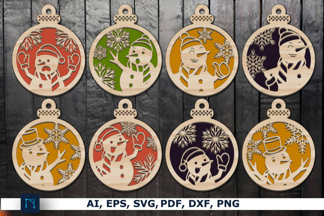 Layer Paper Christmas Balls SVG Bundle SVG MD JOYNAL ABDIN 