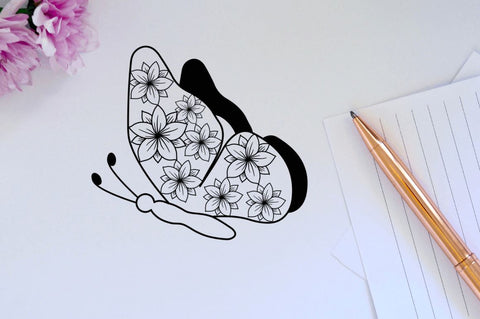 Layer Paper Cut Butterfly SVG Bundle SVG Regulrcrative 