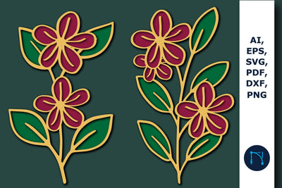 Layer Paper cut floral SVG Bundle SVG MD JOYNAL ABDIN 