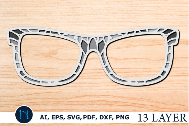 layer st Patrick’s day sunglass mandala SVG SVG MD JOYNAL ABDIN 