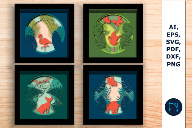 layer Tropical Leaf 3d SVG mega bundle SVG MD JOYNAL ABDIN 