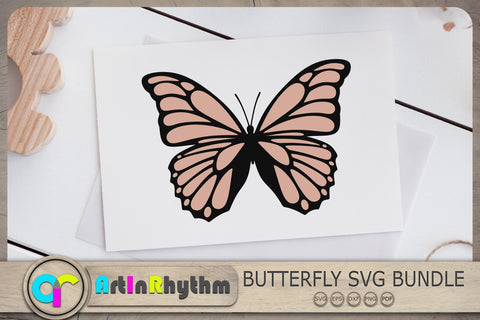 Layered Butterfly Svg Bundle, Butterfly Svg, Butterfly Clip Arts SVG Artinrhythm shop 