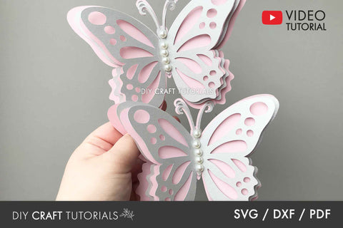 Layered Butterfly SVG SVG DIY Craft Tutorials 