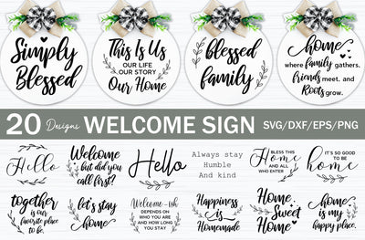Layered Funny Round Signs SVG Bundle , Round SVG Files, Door hanger svg, welcome sign svg, farmhouse sign svg, popular svg, digital download SVG MD mominul islam 