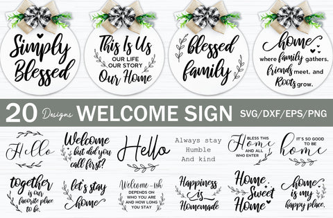 Layered Funny Round Signs SVG Bundle , Round SVG Files, Door hanger svg, welcome sign svg, farmhouse sign svg, popular svg, digital download SVG MD mominul islam 