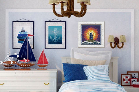 Layered lighthouse mandala svg, Layered mandala papercraft 3D Paper LanaMagDigital 