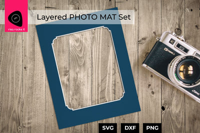 Layered Photo Mat Set SVG Risa Rocks It 