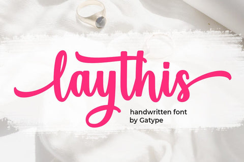 Laythis Font gatype 