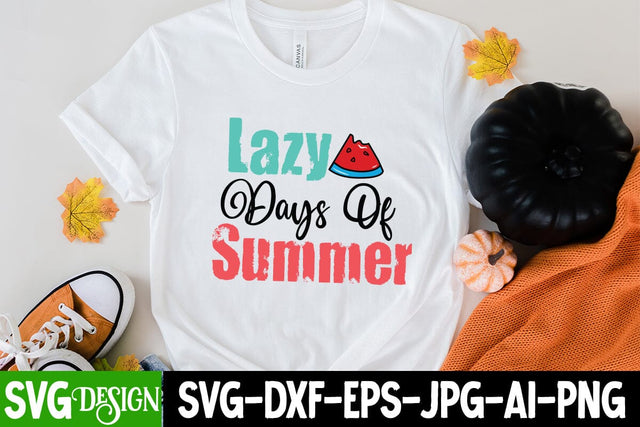 Lazy Days of Summer SVG Cut File, Lazy Days of Summer SVG Design , Summer SVG Cut File,Aloha Summer SVG Design, Summer SVG Quotes, Summer Sublimation PNG,Funny Summer SVG SVG BlackCatsMedia 